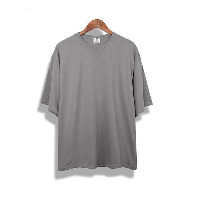 new brand hip-hop solid t-shirt