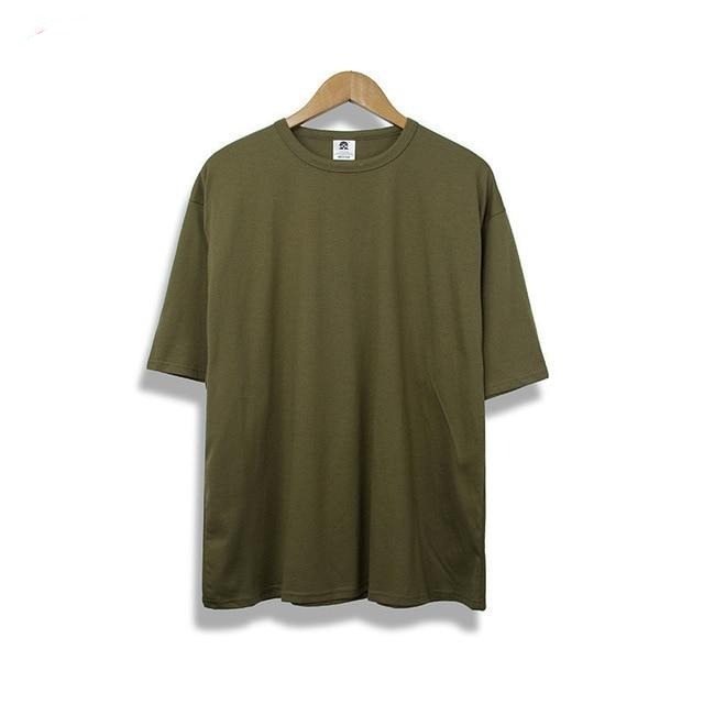 new brand hip-hop solid t-shirt