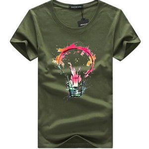 Men's T-shirts Summer Fashion Bulb