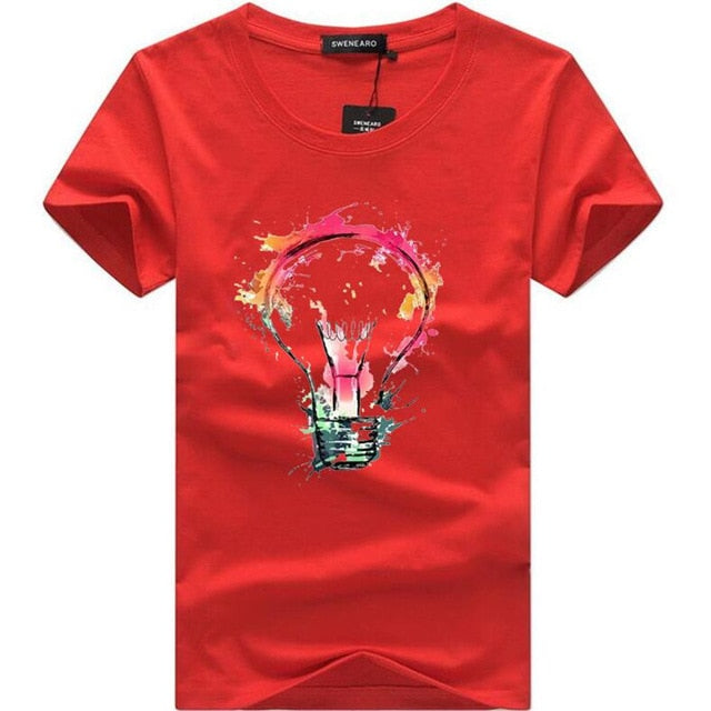 Men's T-shirts Summer Fashion Bulb