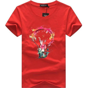 Men's T-shirts Summer Fashion Bulb