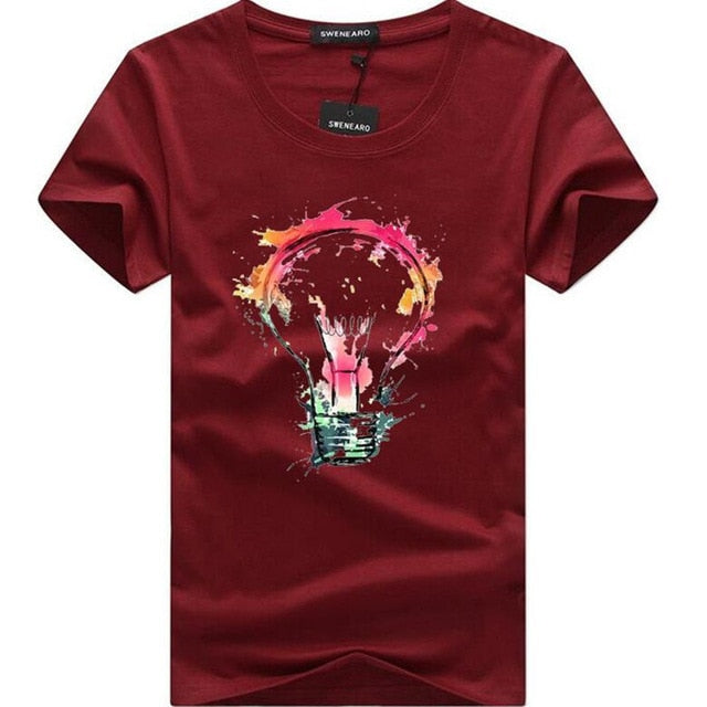 Men's T-shirts Summer Fashion Bulb