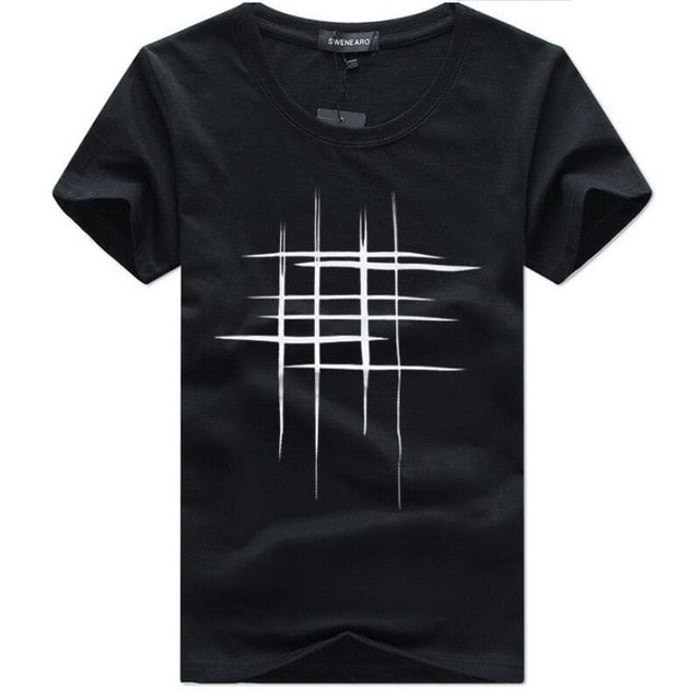 Cross Print cotton Brand shirts Men