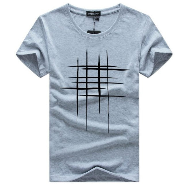 Cross Print cotton Brand shirts Men