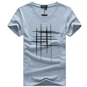 Cross Print cotton Brand shirts Men