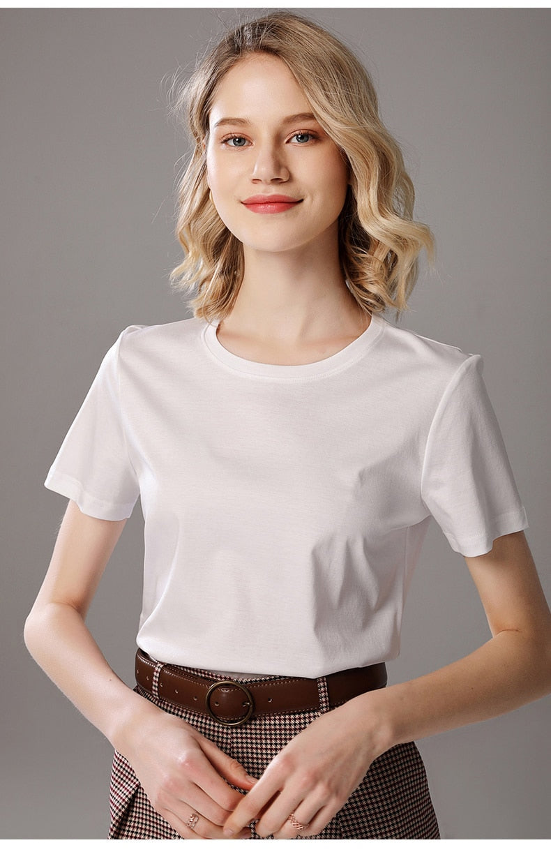 O neck Solid T shirts