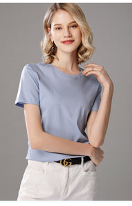 O neck Solid T shirts