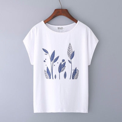 Summer Short Sleeve Cotton T-shirt