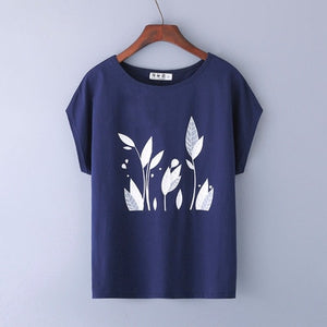 Summer Short Sleeve Cotton T-shirt