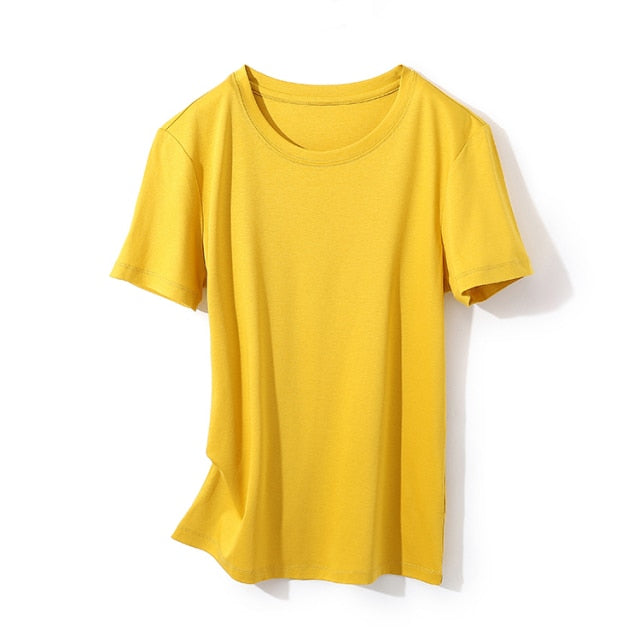O neck Solid T shirts