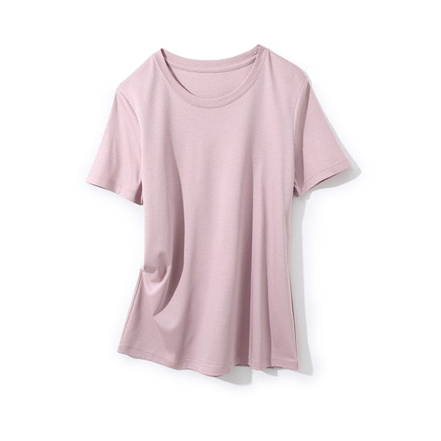 O neck Solid T shirts