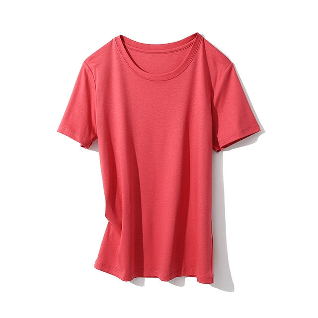 O neck Solid T shirts