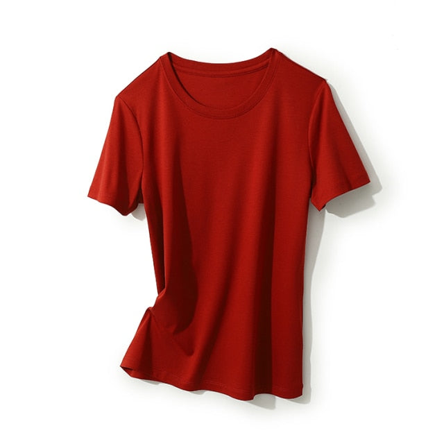 O neck Solid T shirts
