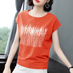 Summer Short Sleeve Cotton T-shirt