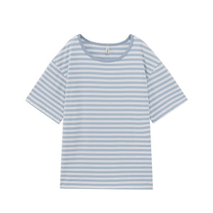 Casual Oversized Striped T-shirts
