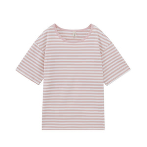 Casual Oversized Striped T-shirts