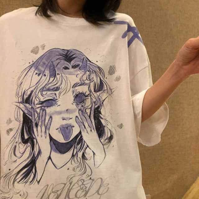 Women Fashion Hip Hop T Shirt