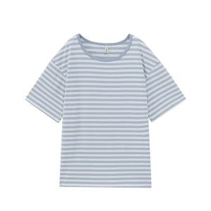 Casual Oversized Striped T-shirts