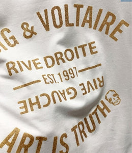 Letter Printed Short Sleeve Tops